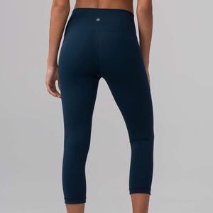 Lululemon High Rise Wunder Under Crop Leggings